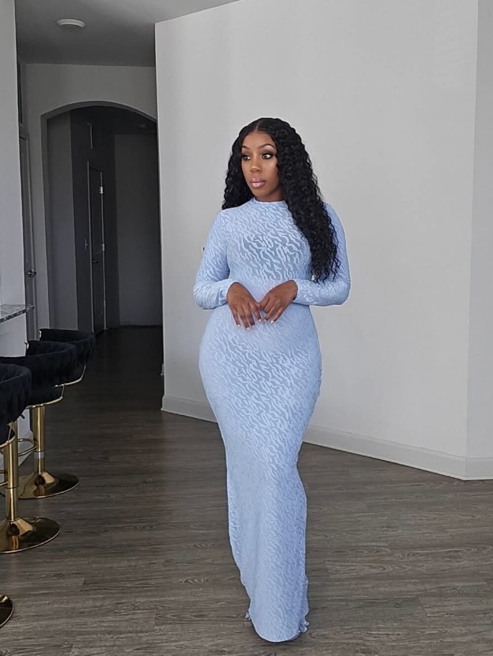 Baby Blue Dress - Picture 6 of 6